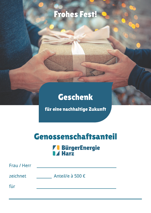 Geschenk Anteil 500
