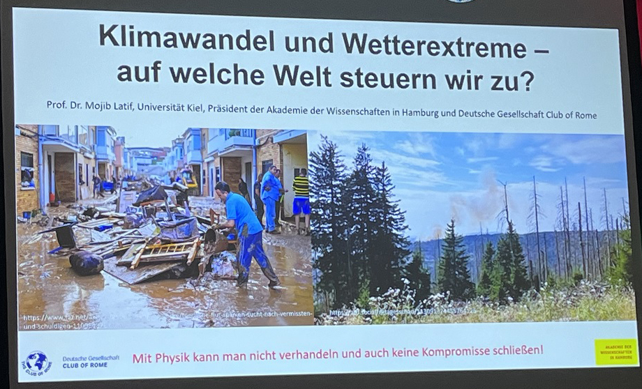 Vortrag von Prof. Dr. Mojib Latif in Hahnenklee, 01.11.2024