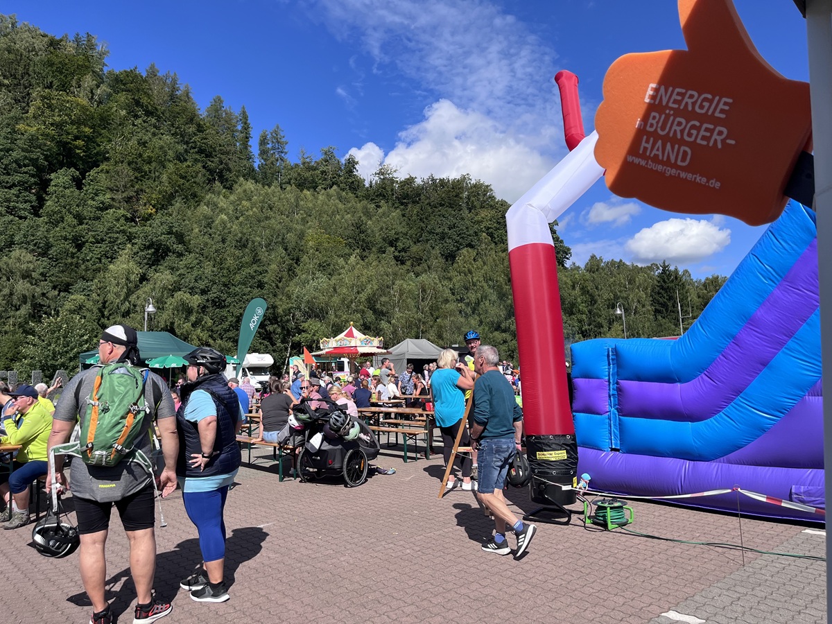 Festplatz Lautenthal beim Fahrraderlebnistag am 31.08.2025