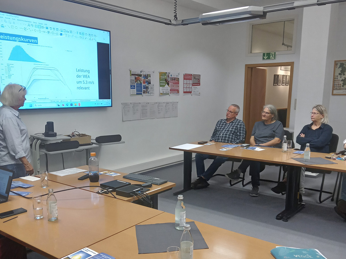 Klima-Werkstatt in Herzberg am Harz, 18.09.2025; Bürgerenergiegenossenschaften