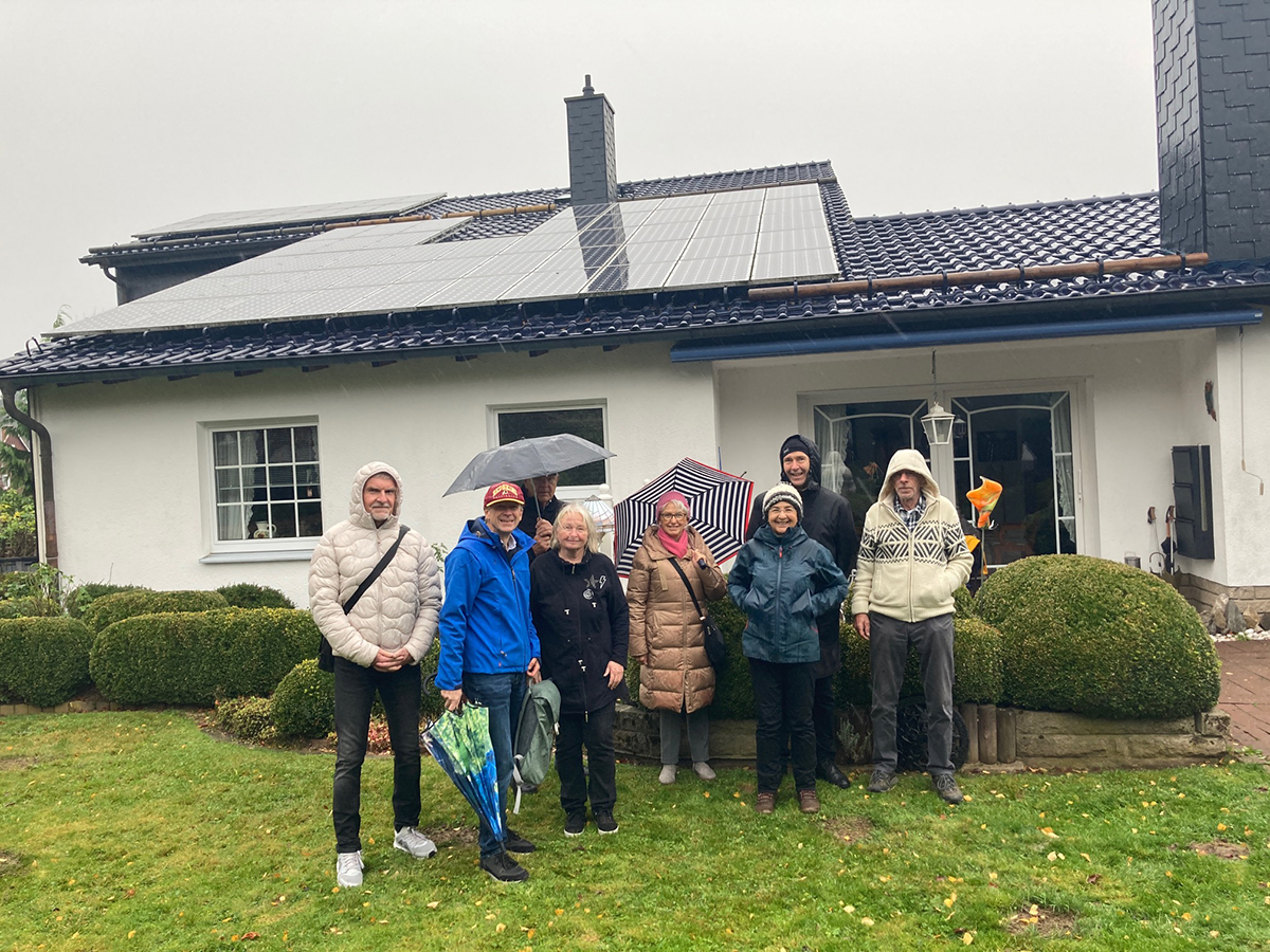 Wattwanderung in Hahnenklee - Besichtigung einer privaten Photovoltaikanlage
